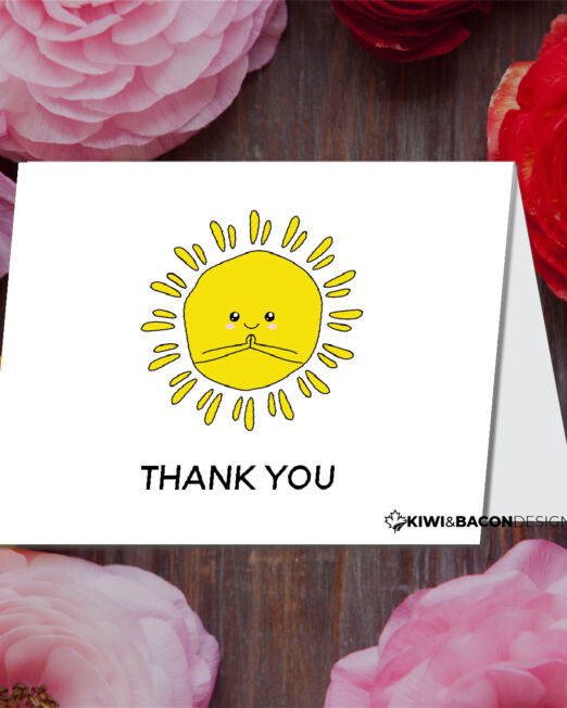 Thank you English Folded
