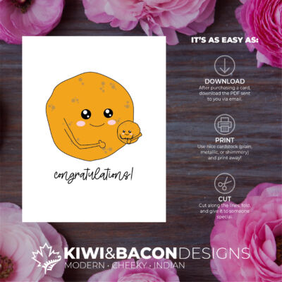 Munchkin Morsels – Congrats Baby Card