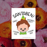 Santaben With Buddy The Elf